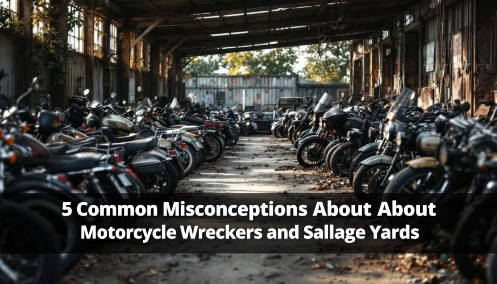 5 common misconceptions about motorcycle wreckers and salvage yards 317502760