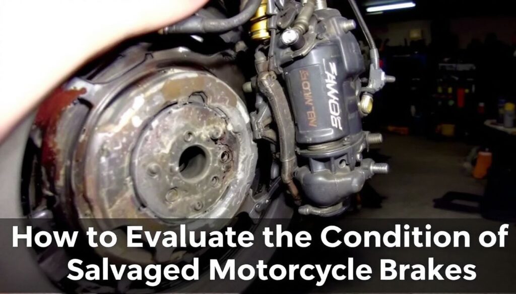 how to evaluate the condition of salvaged motorcycle brakes 317498310