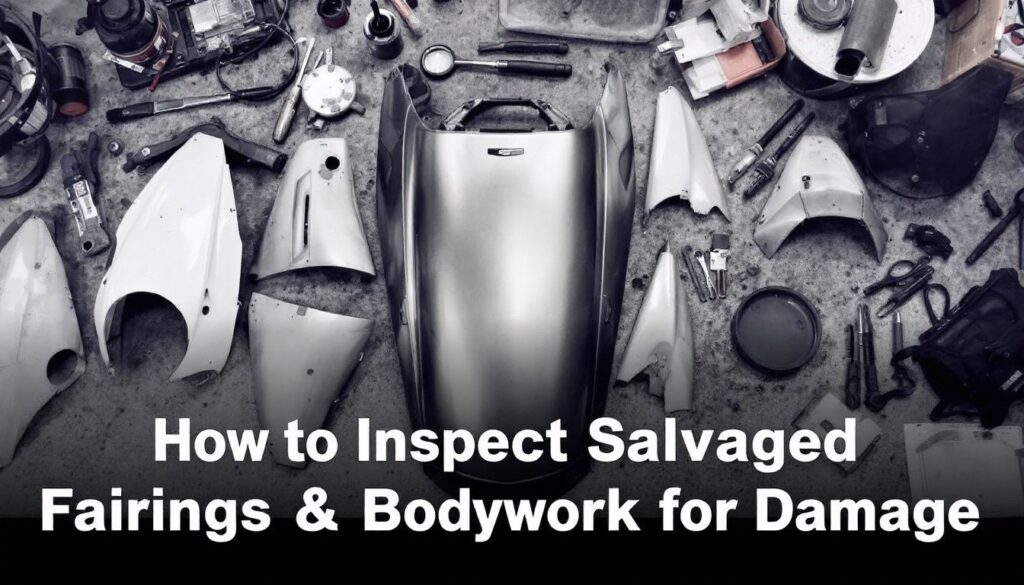 how to inspect salvaged fairings and bodywork for damage 317514809