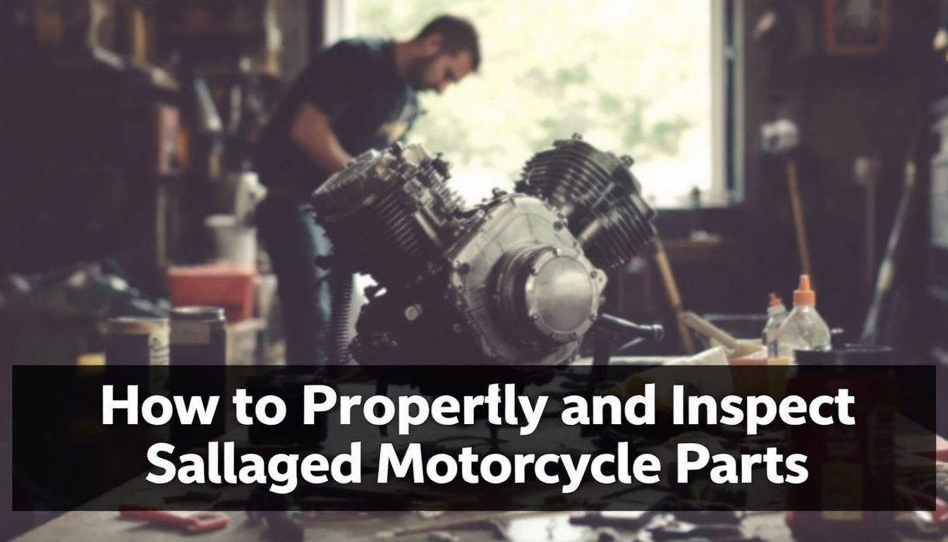 how to properly clean and inspect salvaged motorcycle parts 317510147