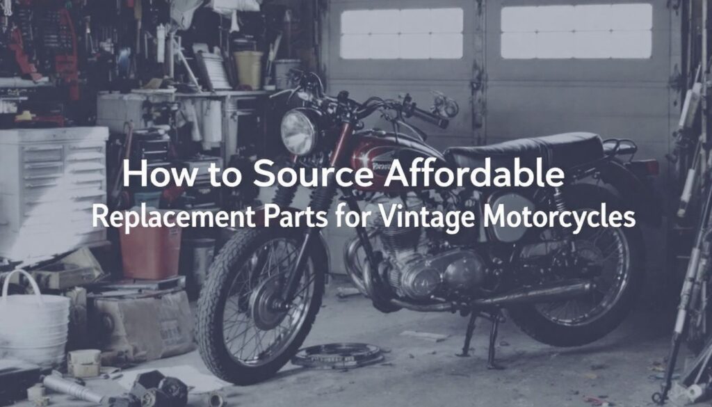 how to source affordable replacement parts for vintage motorcycles 317504550