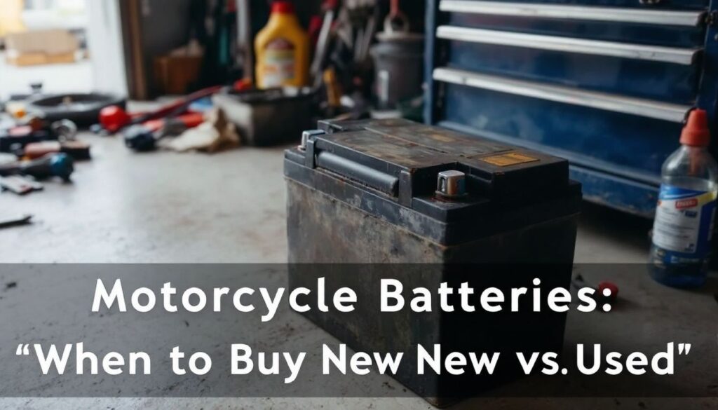 motorcycle batteries when to buy new vs. used 317500624