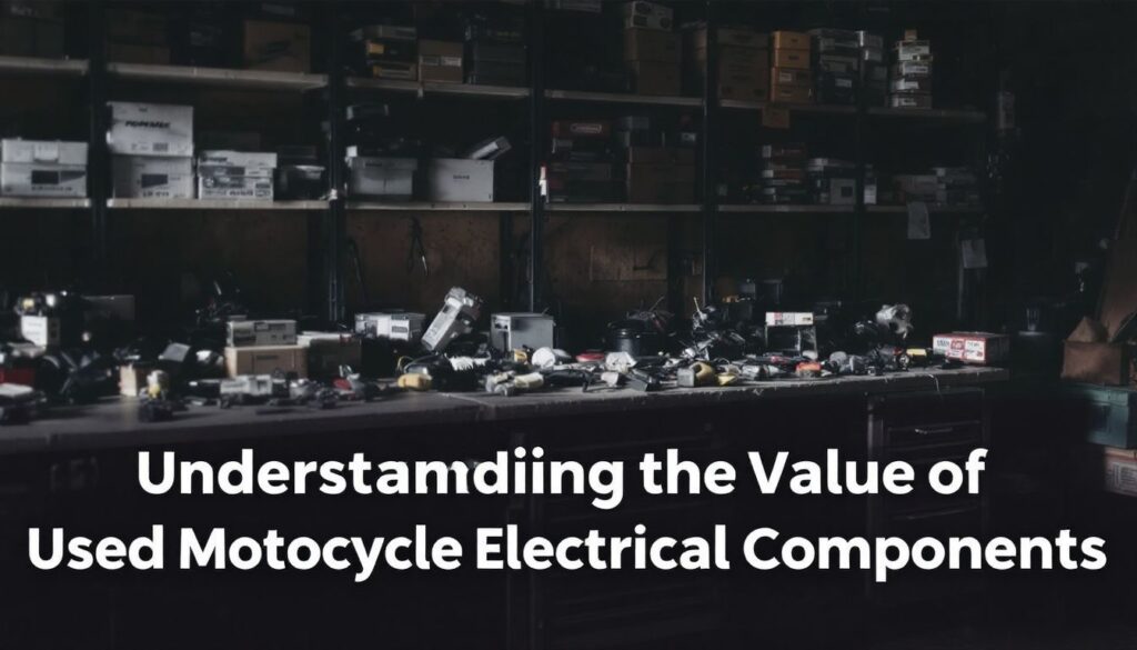 understanding the value of used motorcycle electrical components 317501898