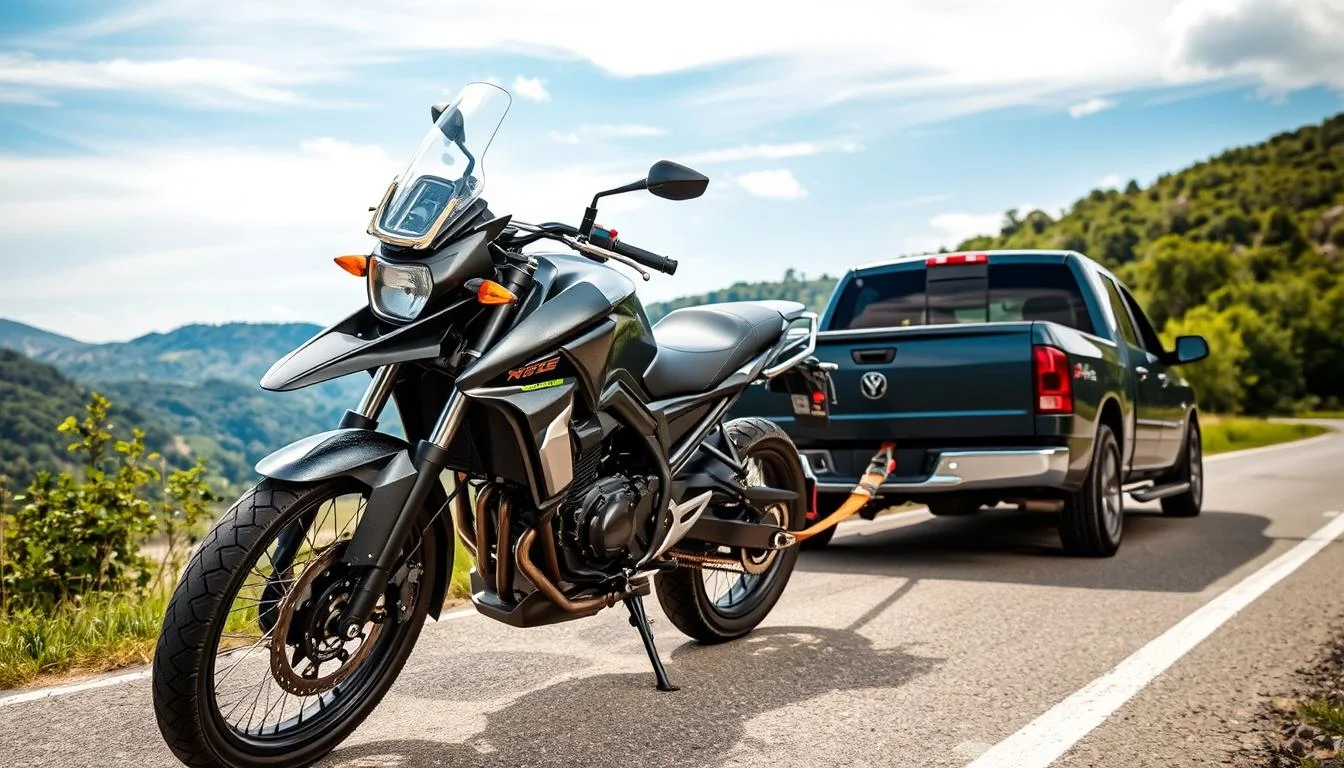 How to tow a motorcycle with a tow strap? 2 image 1
