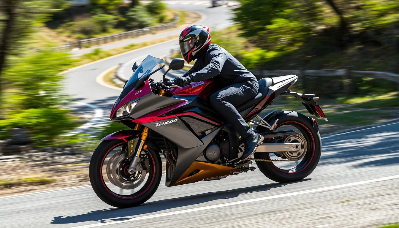 Do passengers lean on a motorcycle? 1 image 7