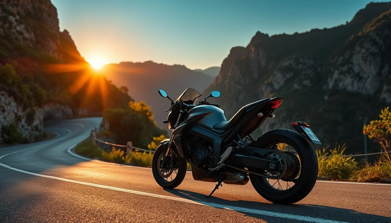 Is it safe to lean a motorcycle? 1 image 8